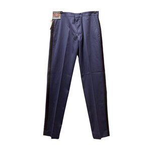 J.Ferrar - Men's Stretch Fabric Slim Fit Flat Front Suit Pants - Navy Blue - 29R